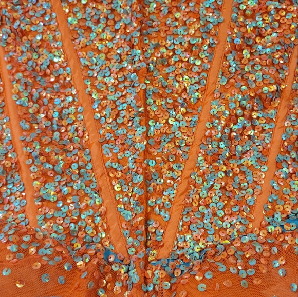 Jovan sequin tutu occassion dress for birthday, prom, school dance, parties - Picture 6 of 8